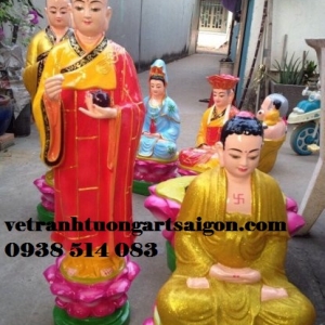 Sơn sửa tượng phật quận thủ đức / son sua tuong phat