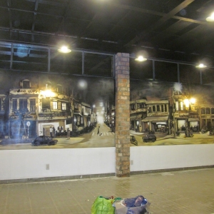 vẽ tranh tường quán cafe 
