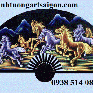 tranh quạt mã đáo thành công