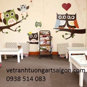 vẽ tranh tường quán cafe quận gò vấp