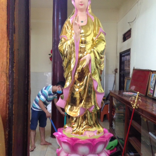 Sơn sửa tượng phật / son sua tuong phat