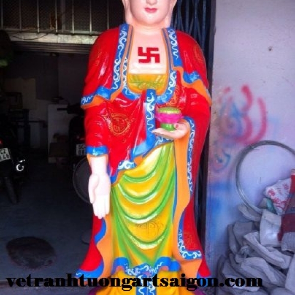 sơn sửa tượng phật / đắp y tượng phật / ve tranh tuong art sai gon /son sua tuong phat