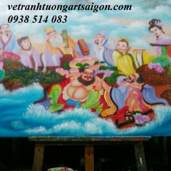 tranh bát tiên