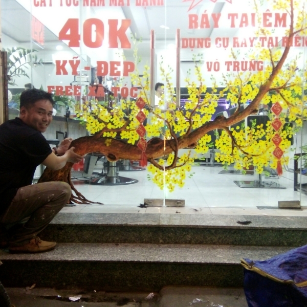 Vẽ trang trí tết giá rẻ tại quận 8