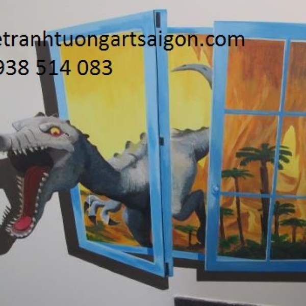 ve tranh 3d phong be 