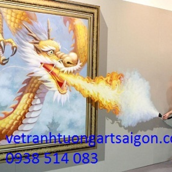 ve tranh 3d phong thuy 