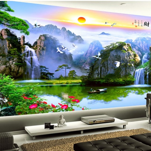 Vẽ tranh tường phòng khách q12